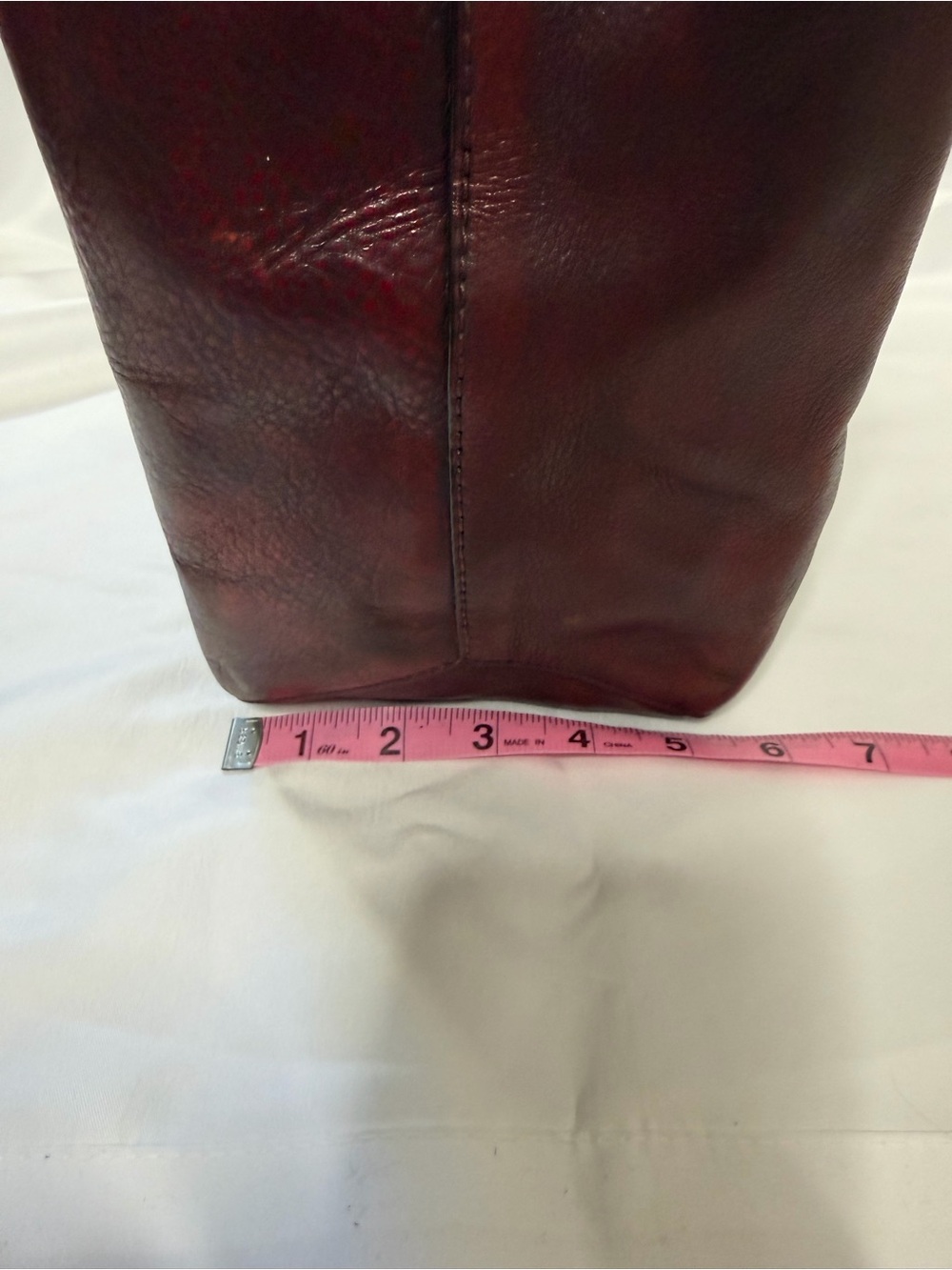 Frye Reed Magnetic Snap Leather Bucket Bag - Picture 13 of 14